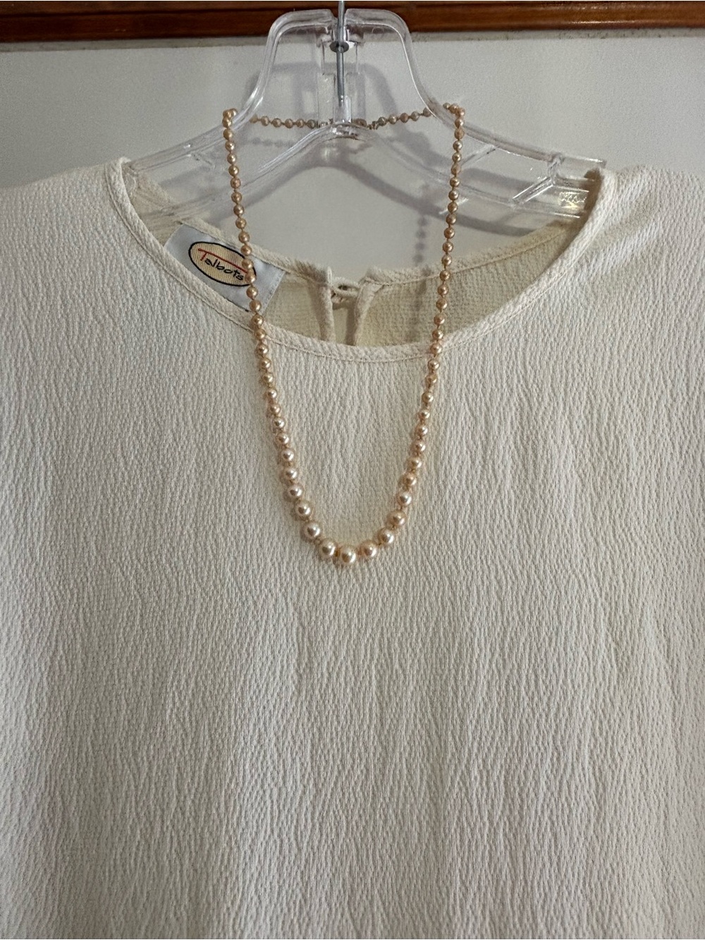 Talbots Like-New Crepe Silk Shell